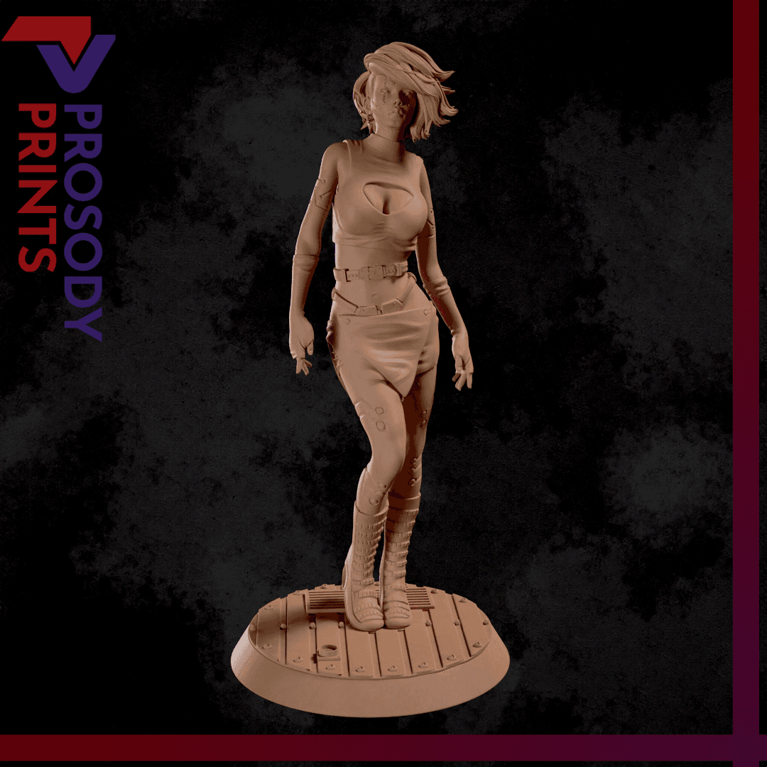 Cyberpunk Femme-Fatale Rhyss